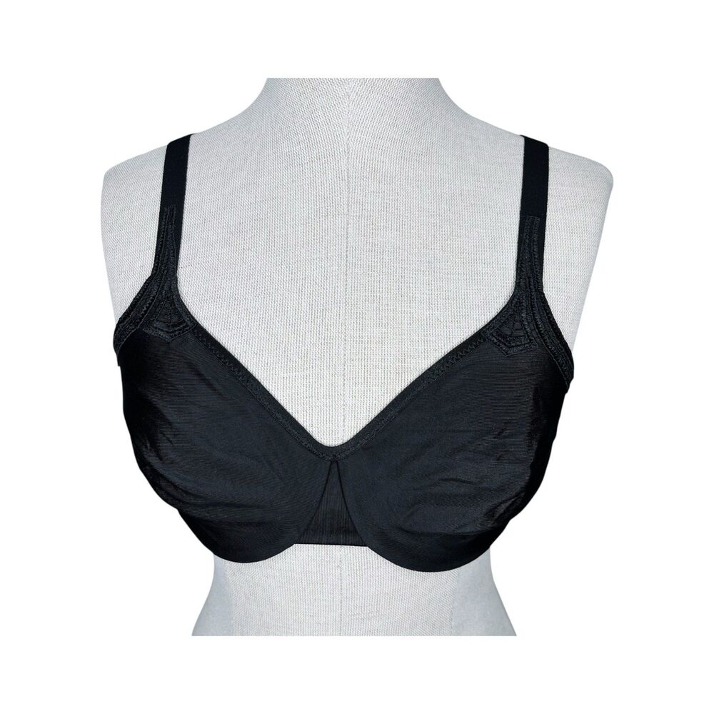 NWT Wacoal Sensibility Bra sz 32D * Black Convertible Straps Crossback Unlined